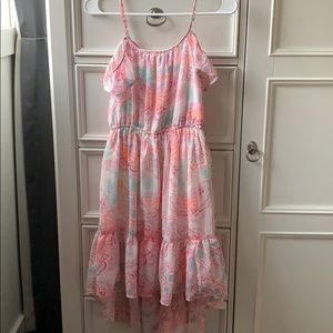 a multicolour midi dress for kids
